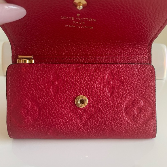 LOUIS VUITTON ❤️ Red Empreinte 6 Ring Key Holder ❤️ Excellent Condition - Picture 8 of 13